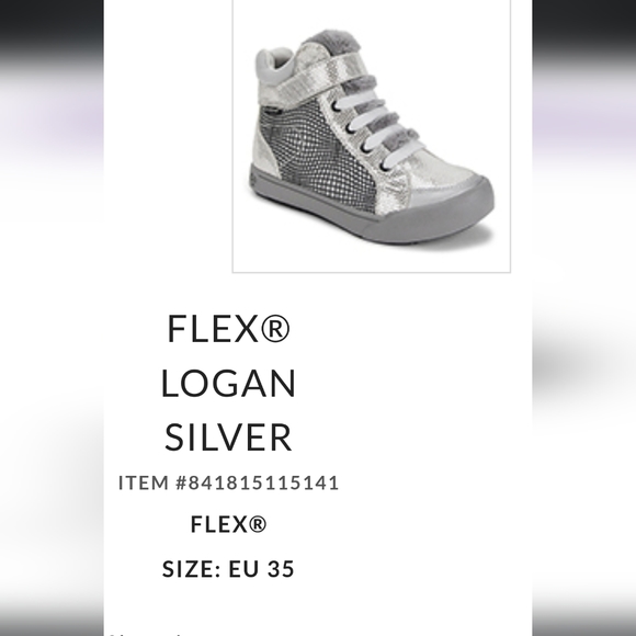 Pedipeds Girls Flex Logan Silver US3.5Y EU35 - Picture 9 of 10